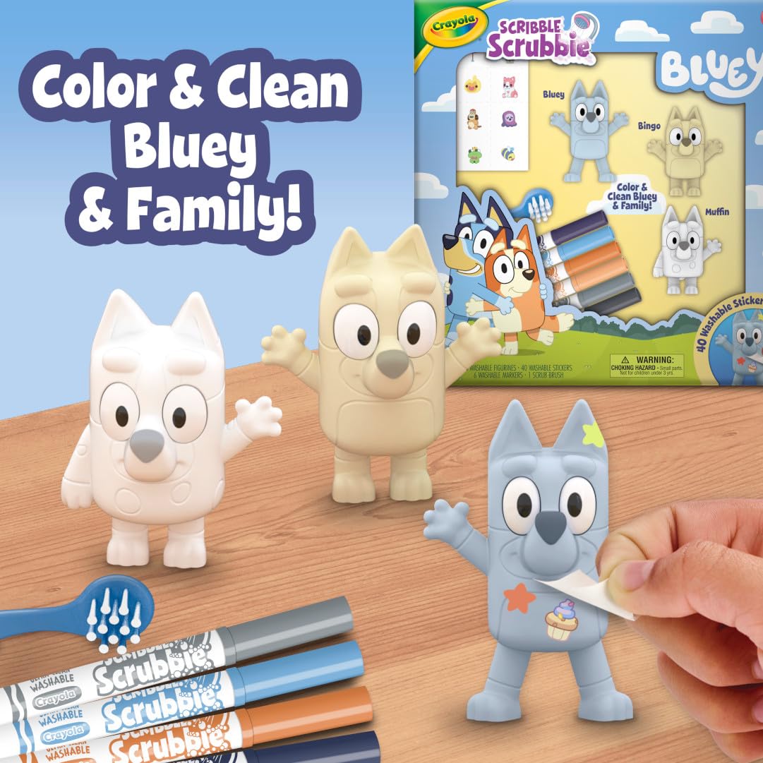 Crayola Deluxe / 6PK / Blue, White, Gray Drawing