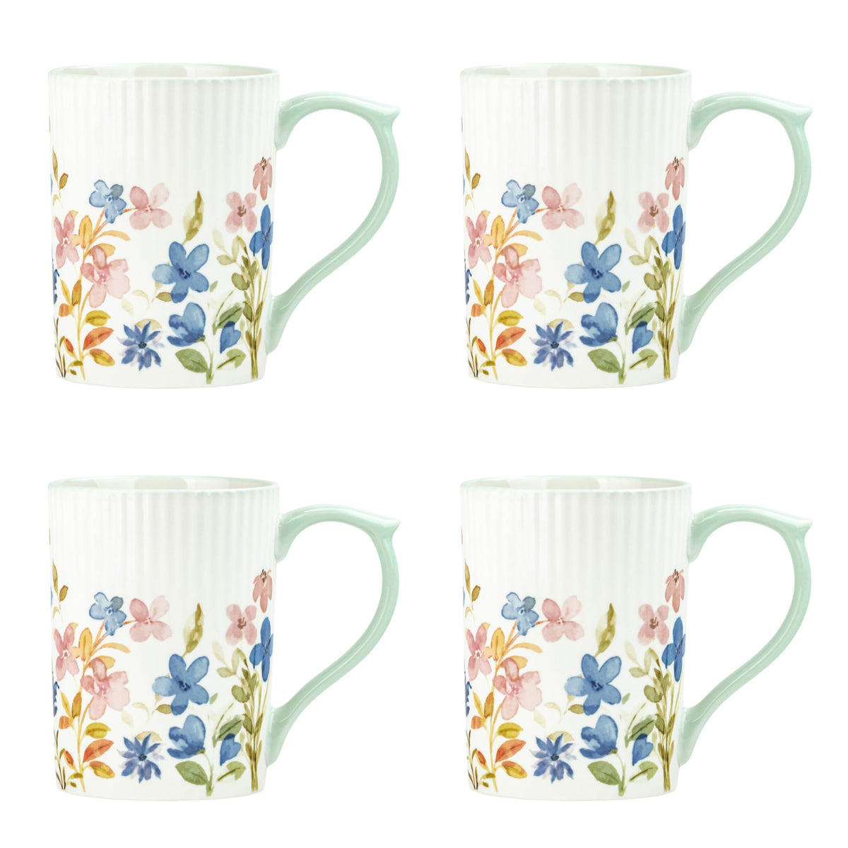 10 Strawberry Street Painted Garden / Large / Classic Glassware & Drinkware