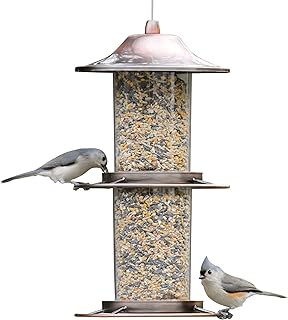 Perky-Pet 325C 2-Tier Copper Panorama Bird Feeder