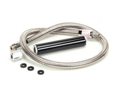 Replacment Pre-Rinse Hose by Fisher – 1-(Pack), Brass, Black, Model 2918