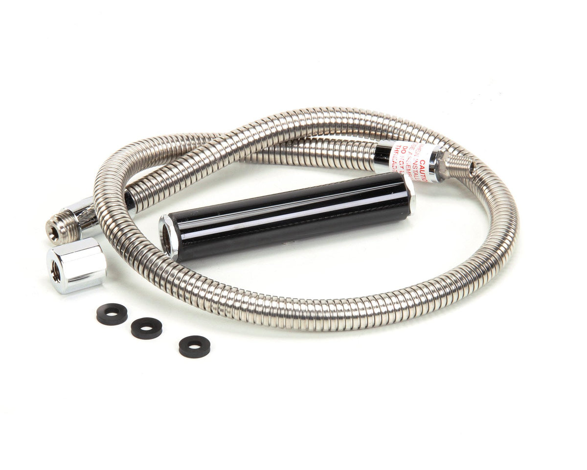 Replacment Pre-Rinse Hose by Fisher – 1-(Pack), Brass, Black, Model 2918