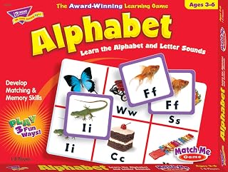 Trend Enterprises Alphabet Match Me Game - ABC Memory Matching for Kids