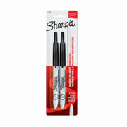 Retractable Permanent Markers by Sharpie – 1 Count (Pack of 2), Plastic, Black, Pack of 2, Model 1735801