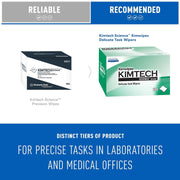 KIMWIPES, Delicate Task Wipers, 1-Ply, 4 2/5 x 8 2/5, 286/Box by KIMTECH – Pack of 280, Model 34155