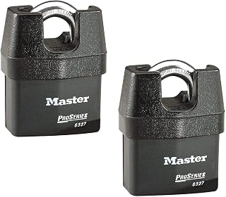 Master Lock Pro Series Padlock - (2) High Security Locks 6327NKA-2 w/BumpStop Technology