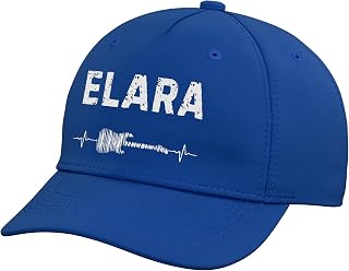 Elara Guitar Heartbeat Music Guitarist Retro Vintage Adjustable Baseball Hat