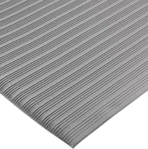 San Jamar KM4360 Vinyl Anti-Fatigue Sponge Mat, 60' Length x 3' Width, Black