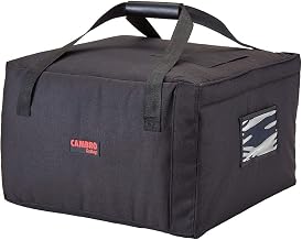 Cambro GBPP518110 GoBag Premium Pizza Bag Carries 5 18" Pizza Boxes-Black Case of 1
