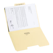 SuperTab File Folder by SMEAD – 100 Count (Pack of 1), Paper, Manila, Model 10301