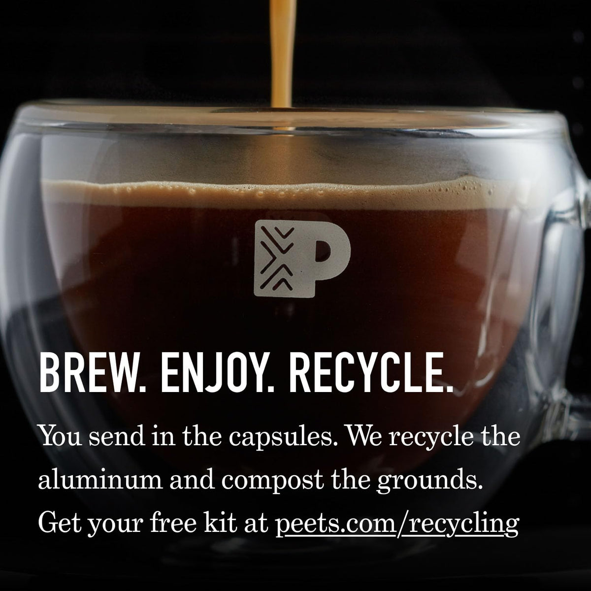 Espresso Capsules by Peet's Coffee – 10 Count (Pack of 1), Ricchezza