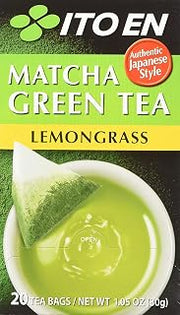 ITO EN Matcha Green Tea Bags, Lemongrass, 20 Count (Pack of 8)