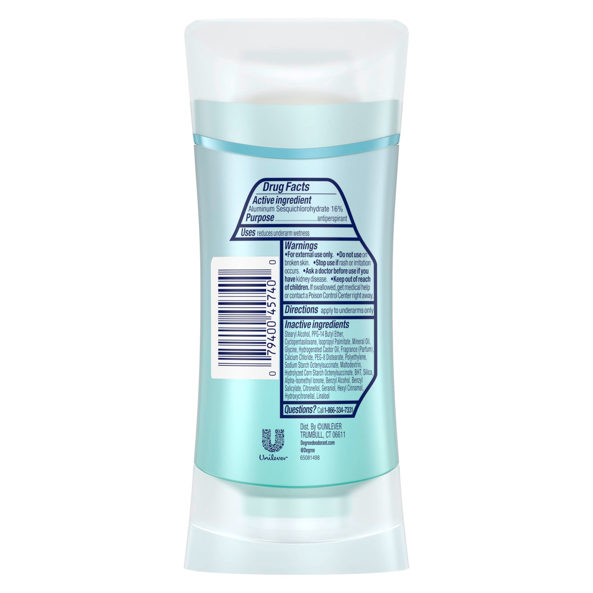 Advanced Protection Deodorant by Degree – 2.6 Ounce (Pack of 1), Plastic, Antiperspirant formula, Model 10079400457407