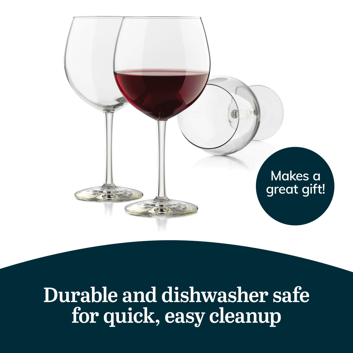 Libbey Large Red 8 / 8 count / Vina Wine Glasses