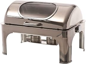 Browne 7 qt Stainless Steel Rectangular Chafer-Harmony Collection