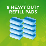 Fresh Toilet Brush Refills - 8 Counts by Scrubbing Bubbles – 1 Count (Pack of 8), Pack of 8, Model 656923