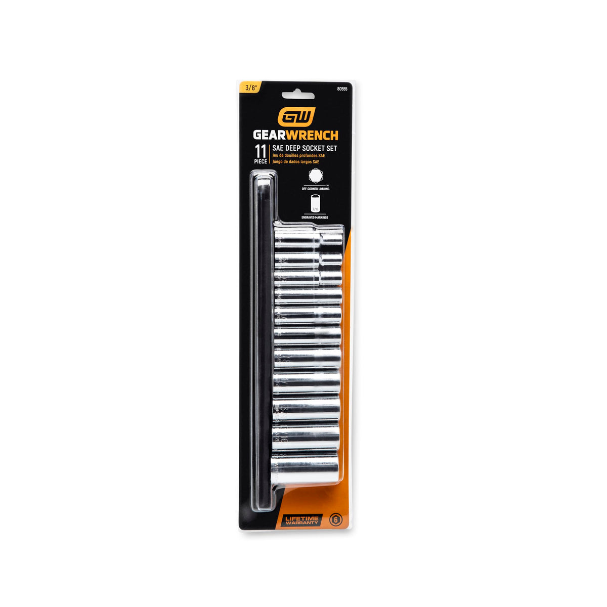 GEARWRENCH 11 Pc / 3/8" / SAE Drive Socket Sets