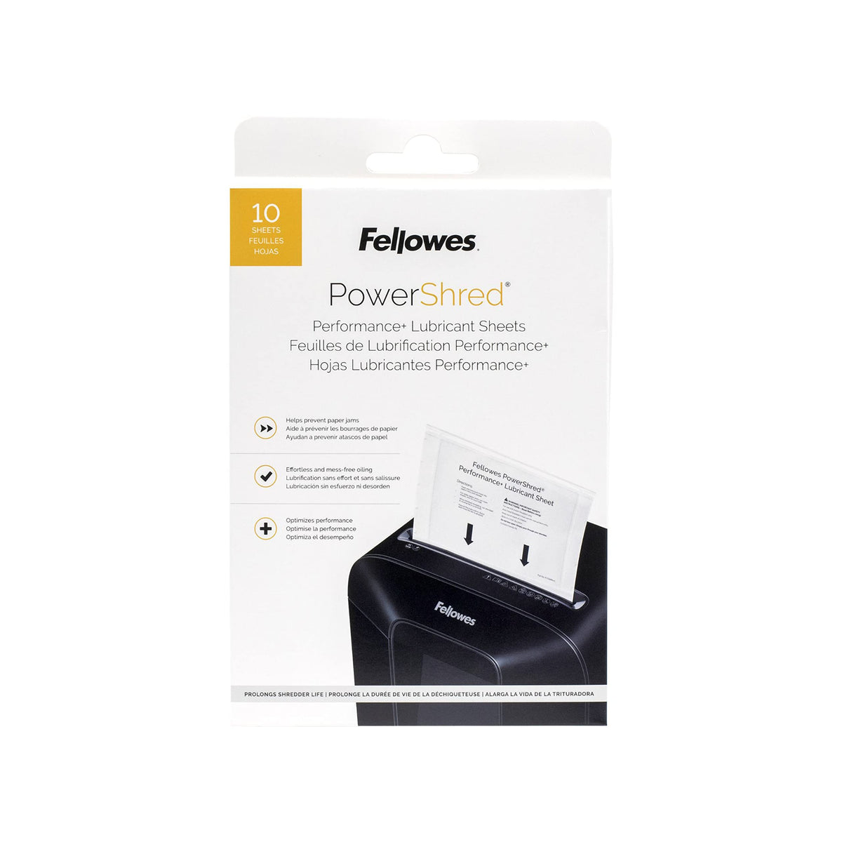 AutoMax 100MA Micro-Cut Shredder Bundle with Lubricant Sheets by Fellowes – 4.5 gallons, Black