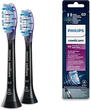 PHILIPS Genuine Sonicare Premium Gum Care Replacement Brush Heads, 2 Pack, Black - HX9052/33