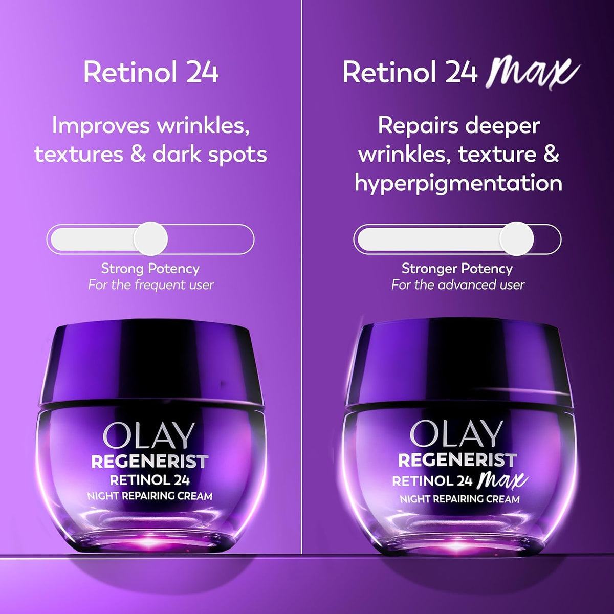 Retinol Night Cream for Women by Olay – 1.7 Ounce (Pack of 1), Purple, Model Olay Retinol Max 1.7oz