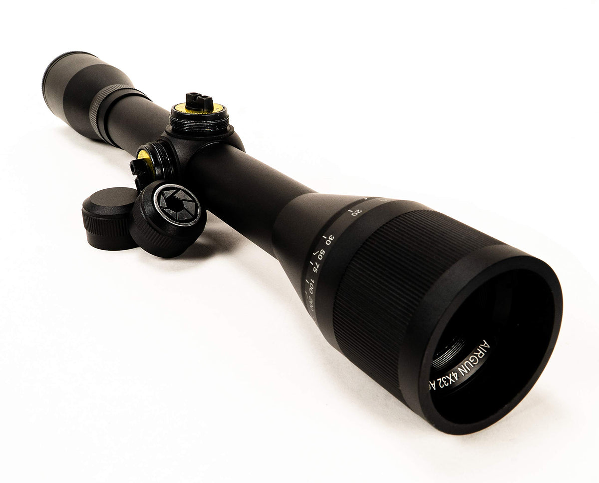 3-12x40 AO Airgun Riflescope by Barska – 4x32mm, Aluminum, Black, Model AC10004