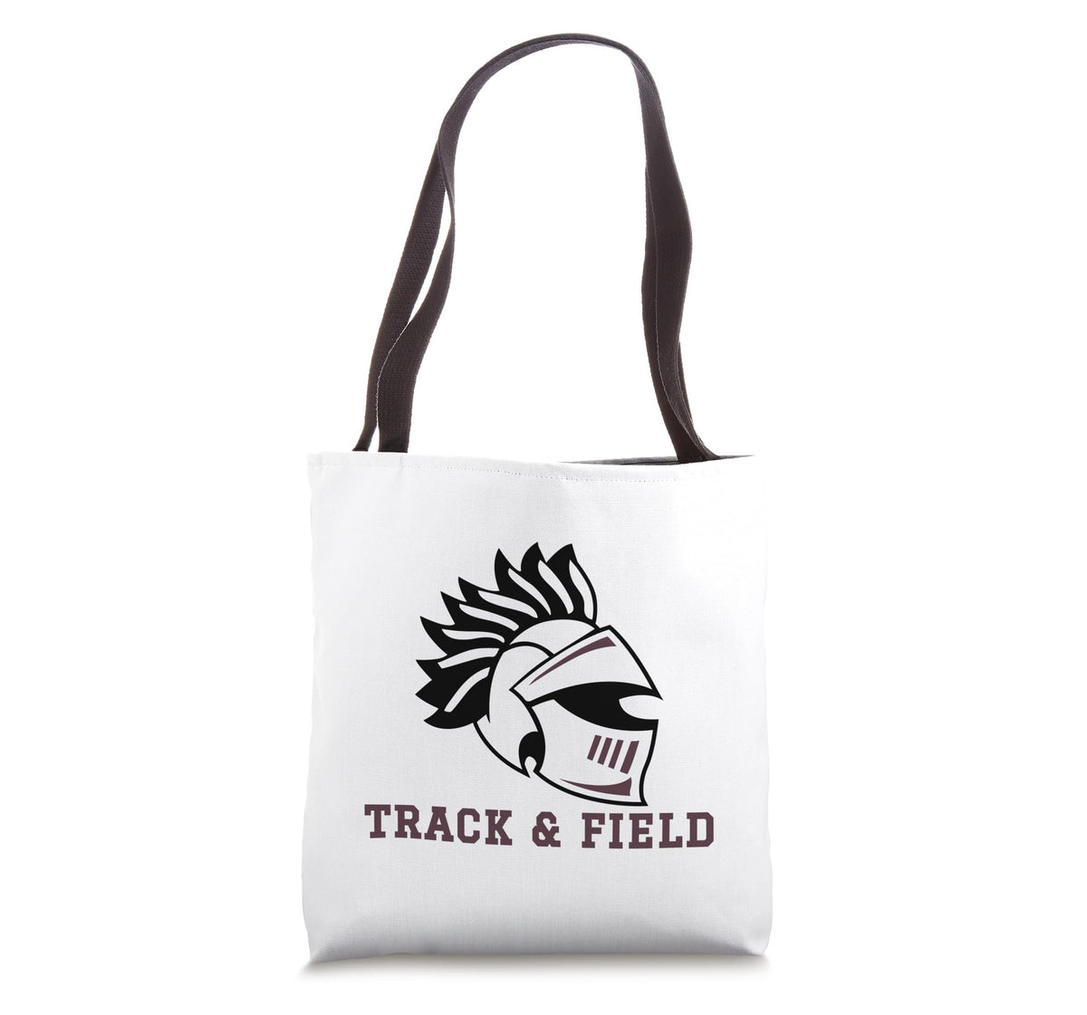 Curtis High School Warriors Track & Field Tote Bag by Curtis High School, Staten Island, NY 10301 – 16 inches, White, Model 6TS0R2XB4PTUS_16INCHES