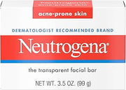 Neutrogena Facial Cleansing Bar for Acne-Prone Skin, 3.5 oz