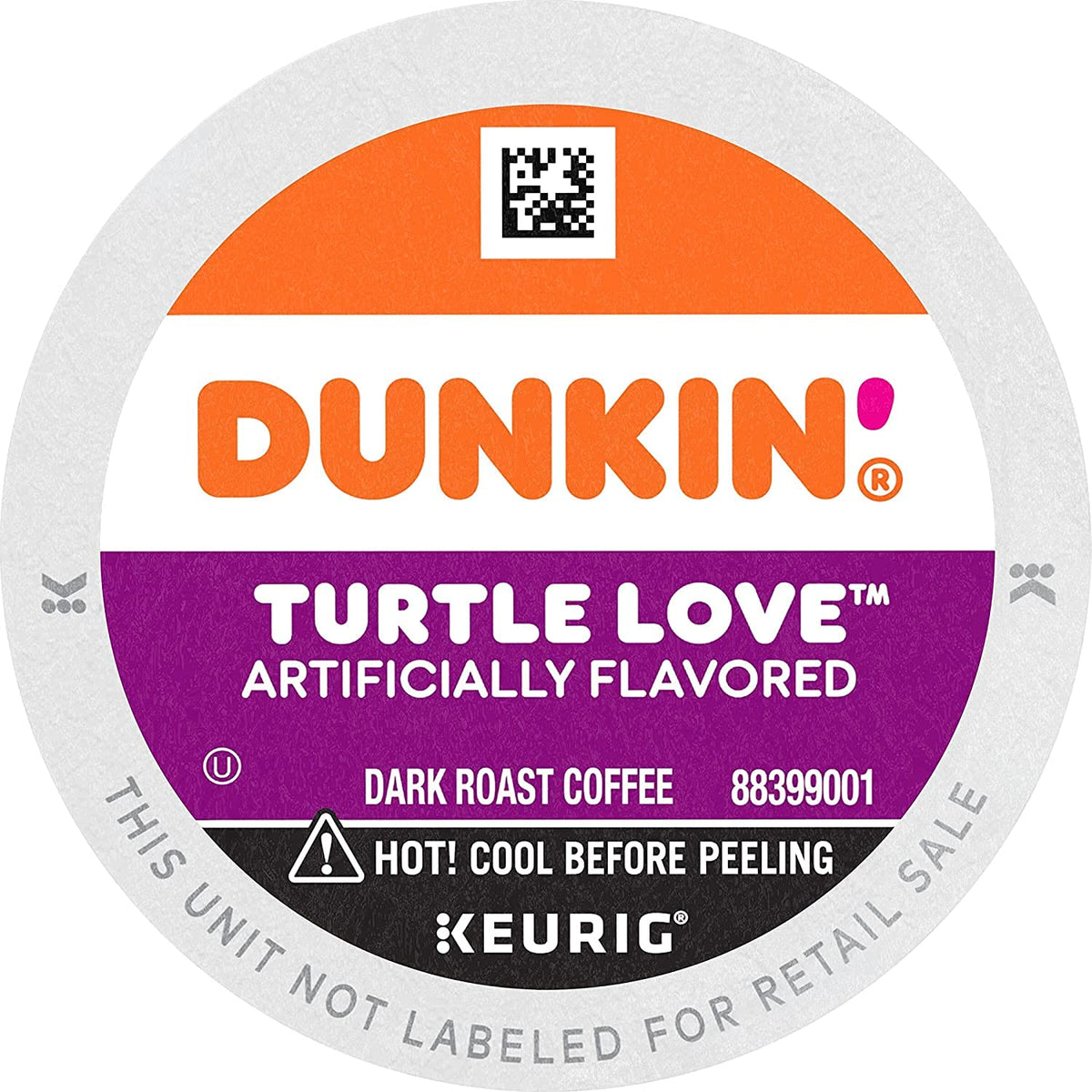 Turtle Love Flavored K Cups by Dunkin' – 10 Count (Pack of 1)