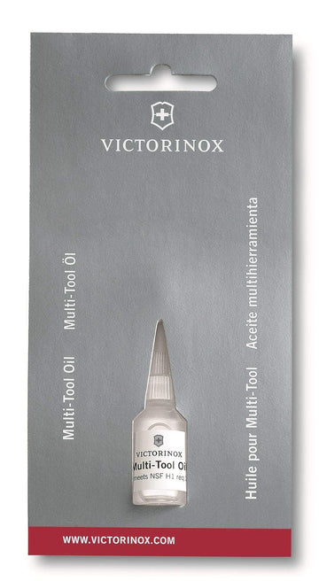 4.3301 Swiss Army Knife Multitool Oil by Victorinox – Stainless Steel, White, Model FBA_4.3301
