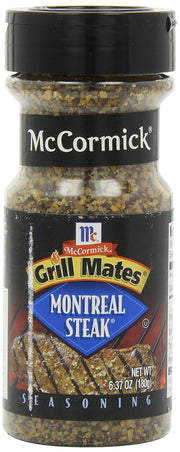 McCormick Montreal Steak Seasoning by Grill Mates – 6.37 Ounce (Pack of 12), Pack of 6, Model 052100002453