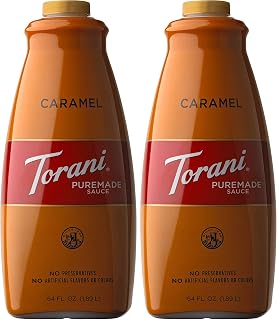 Torani Caramel Sauce, 64 Ounce (Pack of 2)