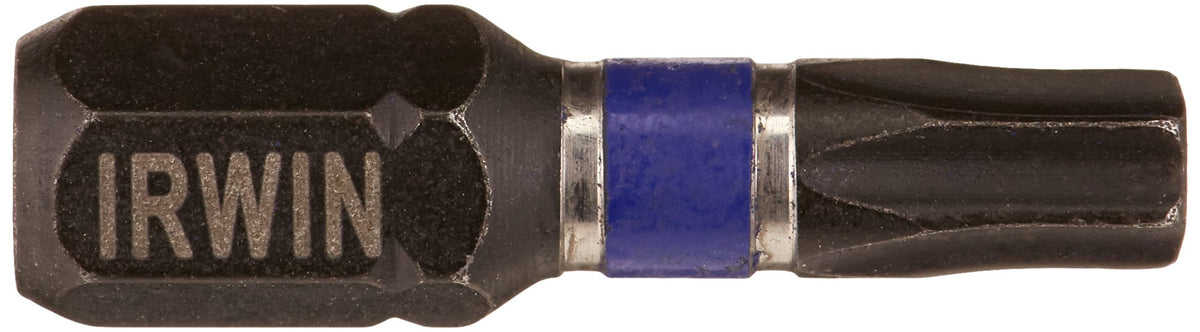 Tools Impact Performance Series TORX T25 Insert Bit by IRWIN – T25, Alloy Steel, Black Oxide, Model 1837404