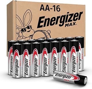 Energizer MAX AA Batteries (16 Pack), Double A Alkaline Batteries