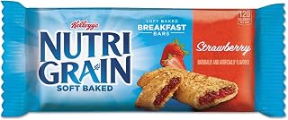 Nutri Grain Kellogg's, Nutri-Grain Strawberry Cereal Bars, Single