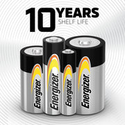 Alkaline Power C Batteries (12 Pack) by Energizer – Standard, Multicolor, Model AP93DP-12