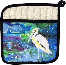 Betsy Drake PT709 Fall Wood Stork Pot Holder