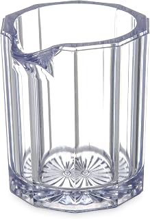 Carlisle FoodService Products Carlisle 456007 2 Oz. Clear Syrup/Creamer Pitcher - 36 / CS