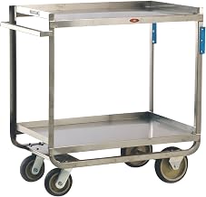 8820 Extreme Duty Utility Cart, Stainless Steel, 2 Shelves, 1500 lb. Capacity (Fully Assembled)