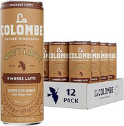 La Colombe Coffee, S'mores Latte, Cold Brew Draft Latte, 11 fl oz Cans (Pack of 12)