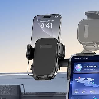 Car Touchscreen Phone Mount for BMW M4 CSL 2023-2024, Center Control Monitor Cell Phone Holder Navigation Screen Edge Clamp Cradle