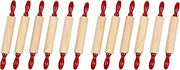 Colorations Natural Wood Rolling Pins for Kids, Set of 6, Ages 3+, PreK+ (Pack of 2)