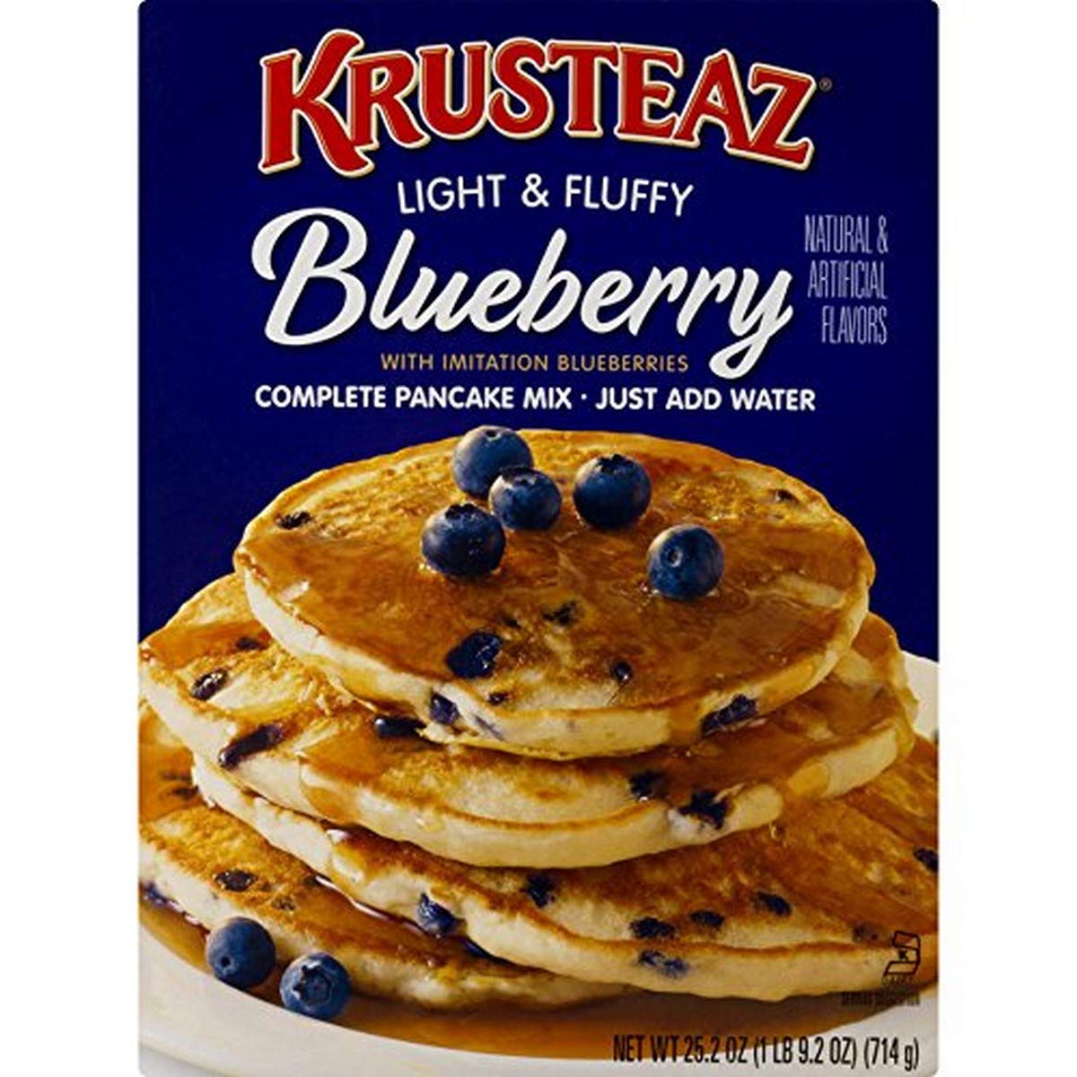 Krusteaz Blueberry / 25.2 Ounce (Pack of 1) / 1 Pancakes & Waffles
