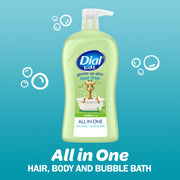Kids All-in- Body Wash + Hair + Bubble Bath by Dial – 32 Fl Oz (Pack of 1), Orange