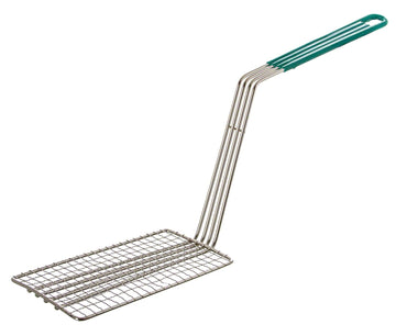 10 1/2" x 4 3/4" Medium Mesh Press by Update International – 66-Ounce, Silver, Model FB-PRS