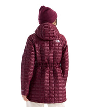 Women's Thermoball Hooded Parka by The North Face – Polyester, Burgundy Crush, Model NF0A8D3T
