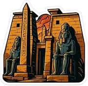 Luxor Temple American Superhero Sticker (3.25" x 3")