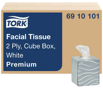 Tork Premium Facial Tissue Cube Box White – 36 x 86 Tissues, 6910101