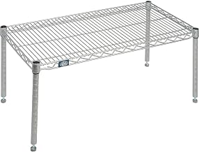Nexelate Silver Epoxy Wire Dunnage Rack, 36"W x 18"D x 14"H
