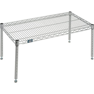 Nexelate Silver Epoxy Wire Dunnage Rack – Wire, Silver, Model P1836EP