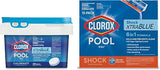 Clorox Pool & Spa XtraBlue 3” Chlorinating Tablets and Shock XTRABLUE2 Bundle, (1 x 5 lb Tablets + 1x12 Pack)