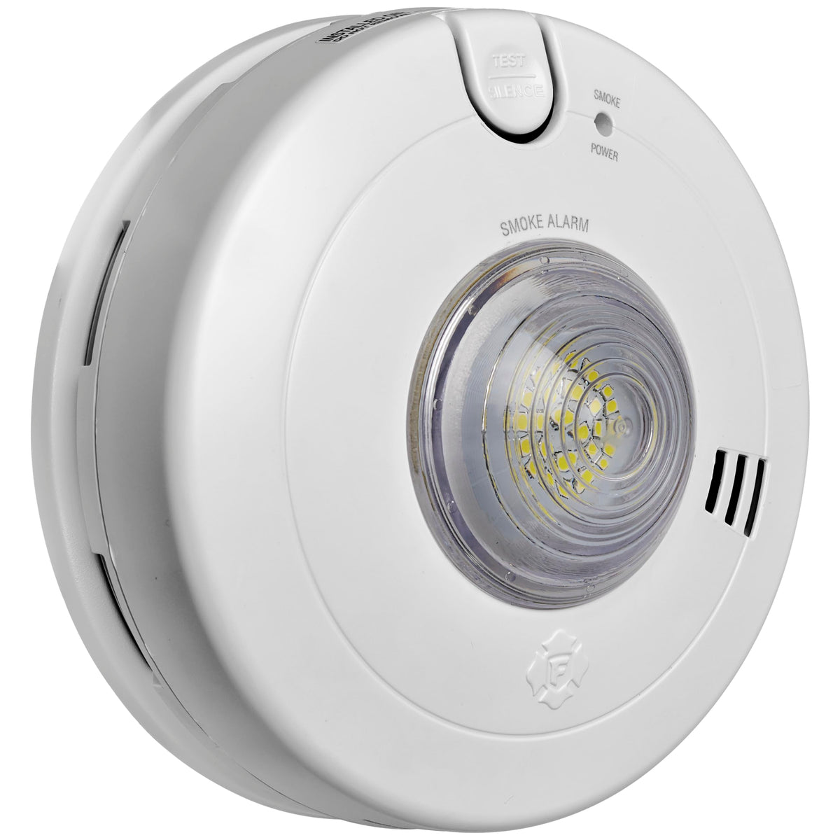 BRK Hardwired Hearing Impaired Smoke Detector with LED Strobe Light by First Alert – white, Model 7020BSL